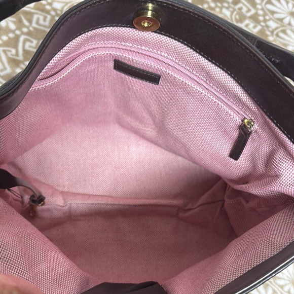 Dooney & Bourke Brown Leather Hobo Bag with Slouchy Design - Picture 9 of 16